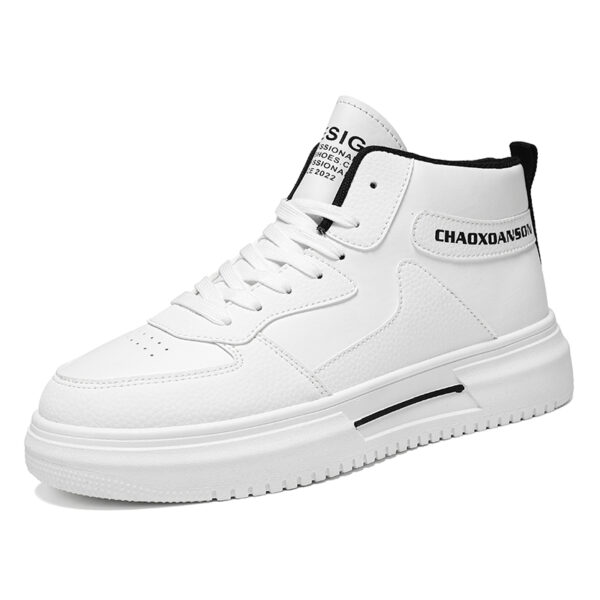 Fashion simple casual high top thick bottom sneakers, breathable outdoor comfortable non-slip shoes-dcy07