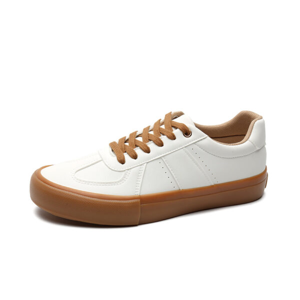 Sneakers Leather Simple Casual Shoes Fashion Sneakers Classic Low Top Sneakers Breathable Tennis Shoes-vt110