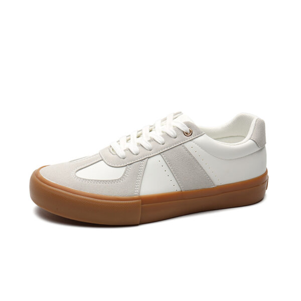 Sneakers Leather Simple Casual Shoes Fashion Sneakers Classic Low Top Sneakers Breathable Tennis Shoes-vt110