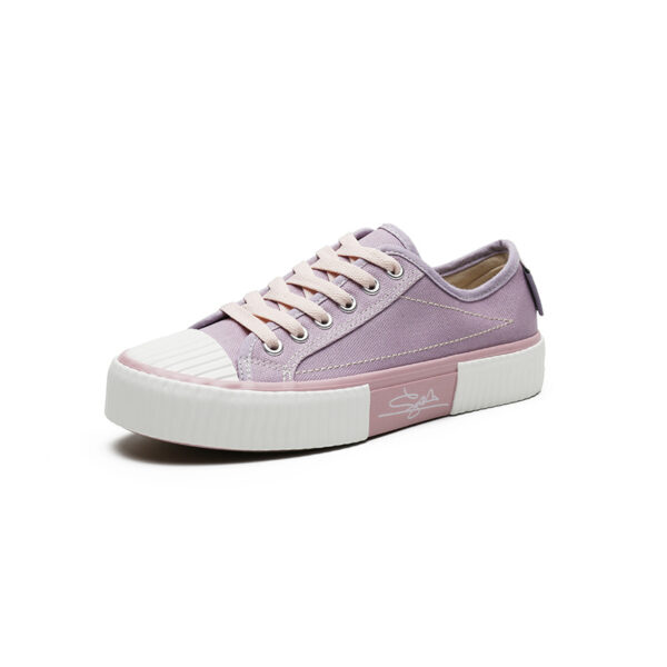 Top Canvas Sneakers Casual Lace Up Flat Slip On Shoes-x188