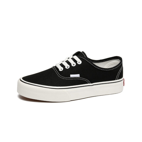 Canvas Shoes Low Top Fashion Classic Slip on Canvas Sneakers Lace-up Walking Shoes Tennis Shoes-vt123