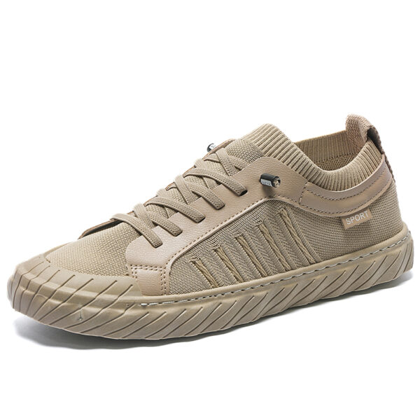 Breathable Casual Canvas Shoes,Lace Up Sneakers Casual Running Shoes,Non-Slip Low-Top Outdoor Sports Shoes-dck713