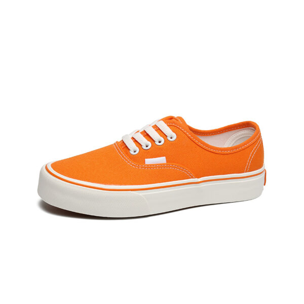 Canvas Shoes Low Top Fashion Classic Slip on Canvas Sneakers Lace-up Walking Shoes Tennis Shoes-vt123