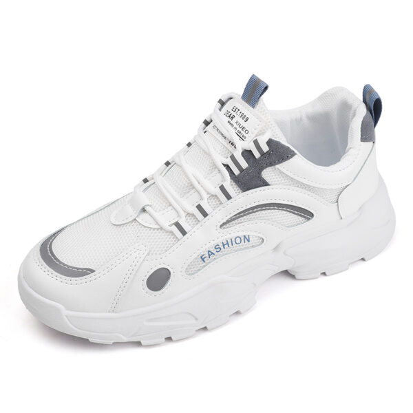 breathable mesh thick soled casual sports shoes soft soles four season new comfortable outdoor running shoes male sneakers-dck9