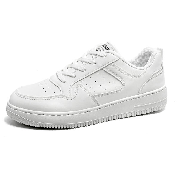 Thick Bottom Sneakers Walking Shoes Work Shoes Black and White Sneakers Comfortable Classic Work Shoes-k066